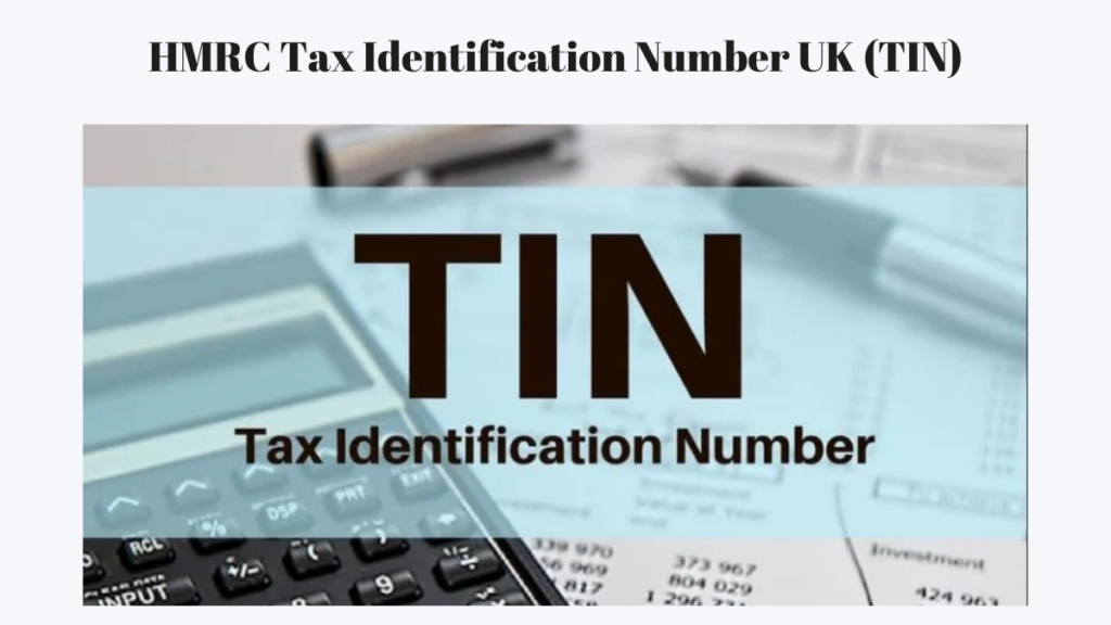 HMRC Tax Identification Number UK (TIN) - Oxfordshire Plan