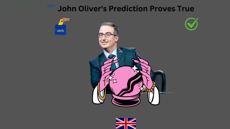 John Oliver's Prediction Proves True