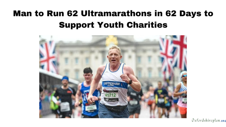 Man to Run 62 Ultramarathons in 62 Days to Support Youth Charities