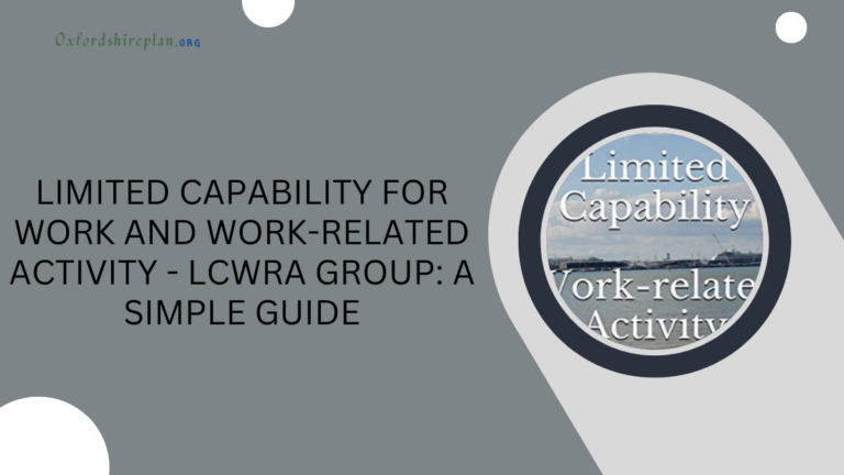 Limited Capability for Work and Work-Related Activity - LCWRA Group